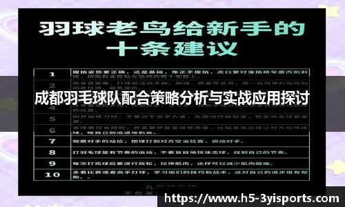 成都羽毛球队配合策略分析与实战应用探讨